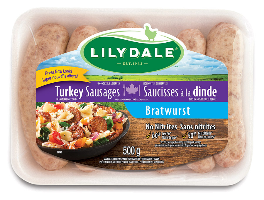 Bratwurst Turkey Sausages