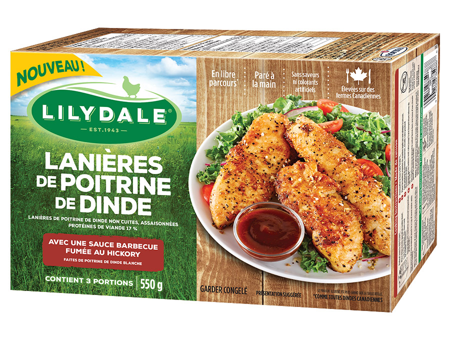 Lanières de poitrine de dinde
