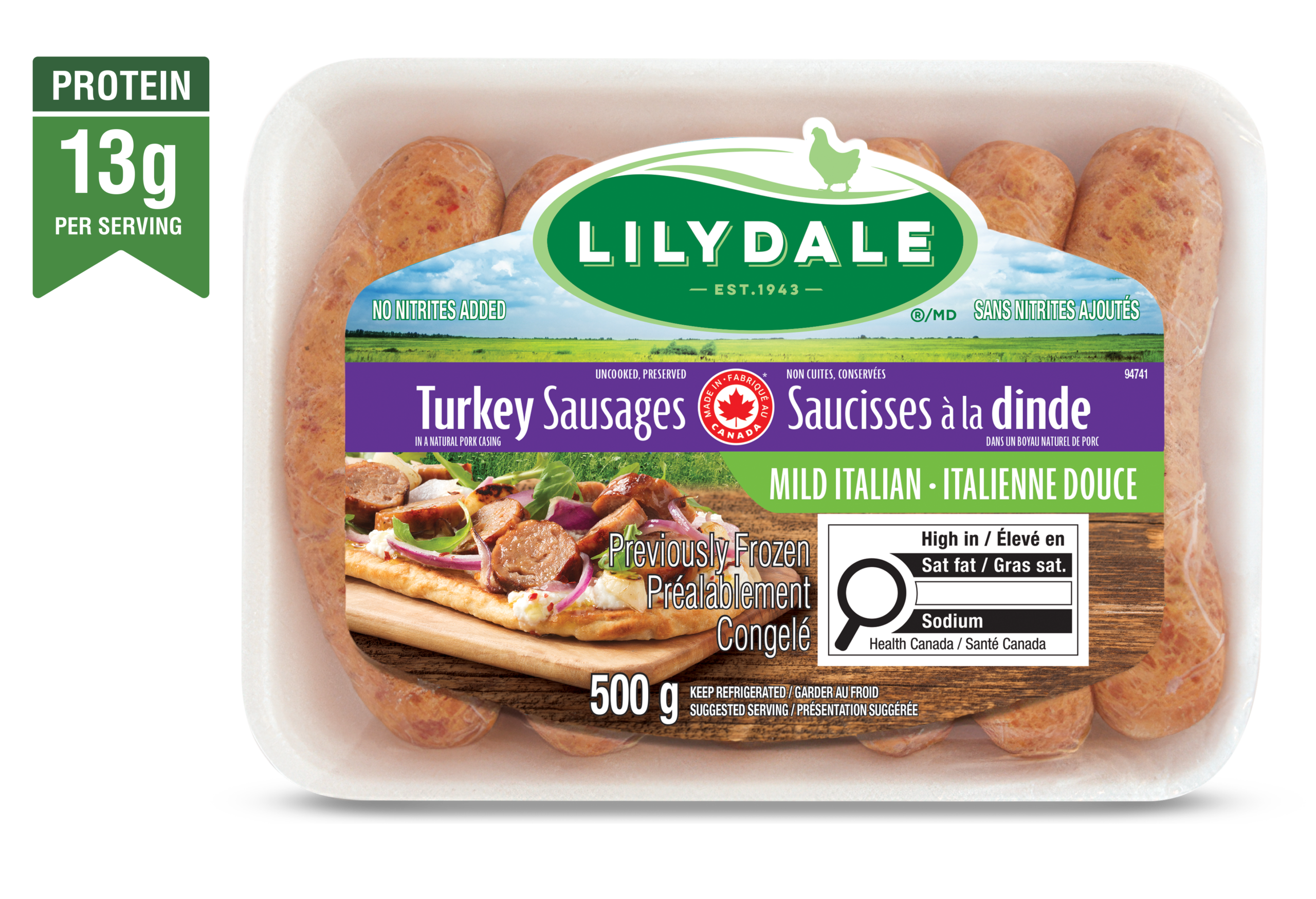 Mild Italian Turkey Sausages