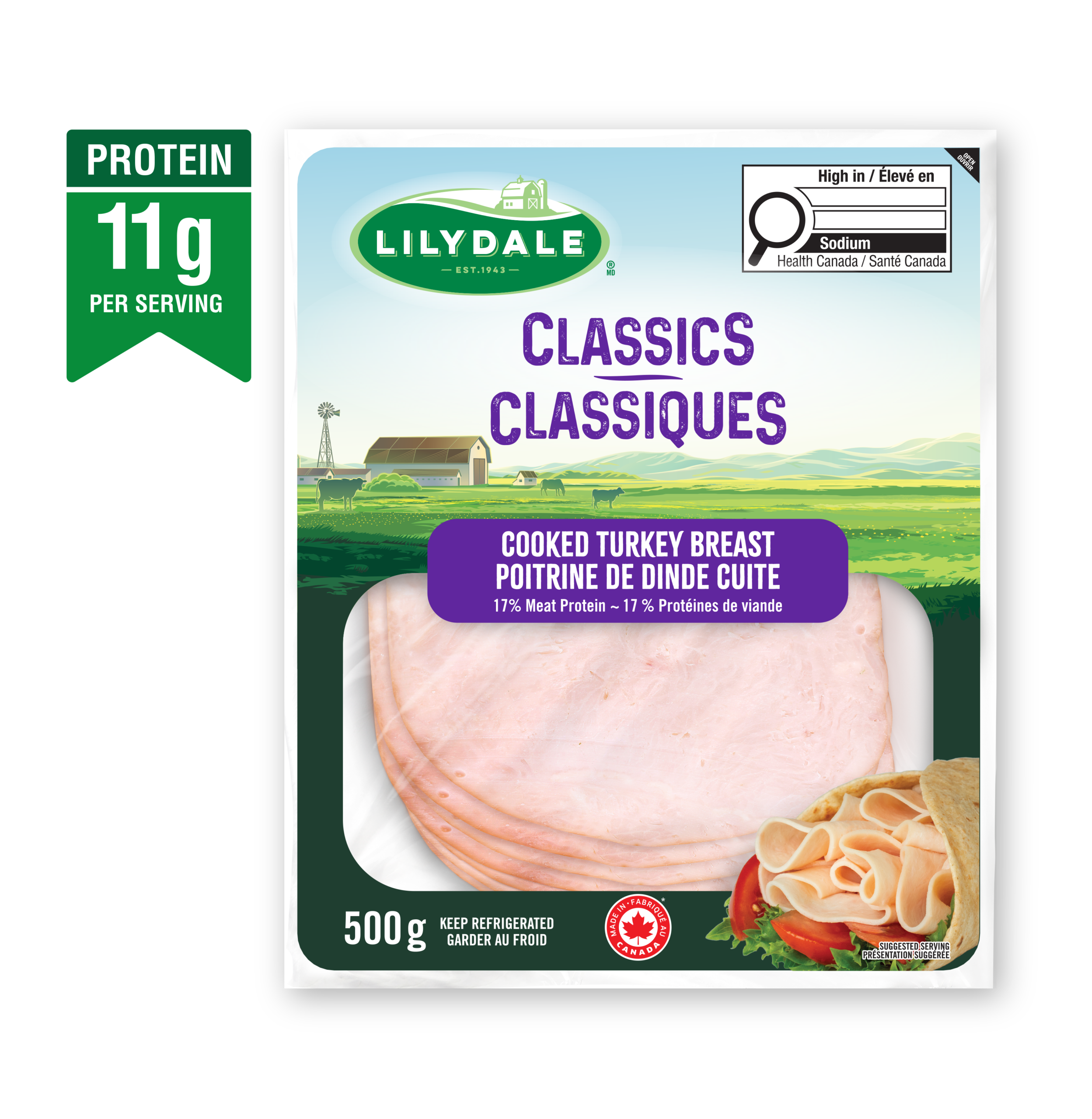 Cooked Turkey Breast Slices