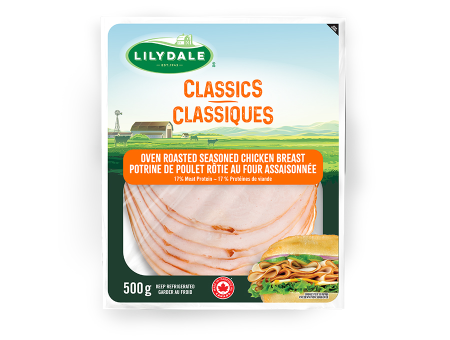 Oven Roasted Chicken Breast Slices