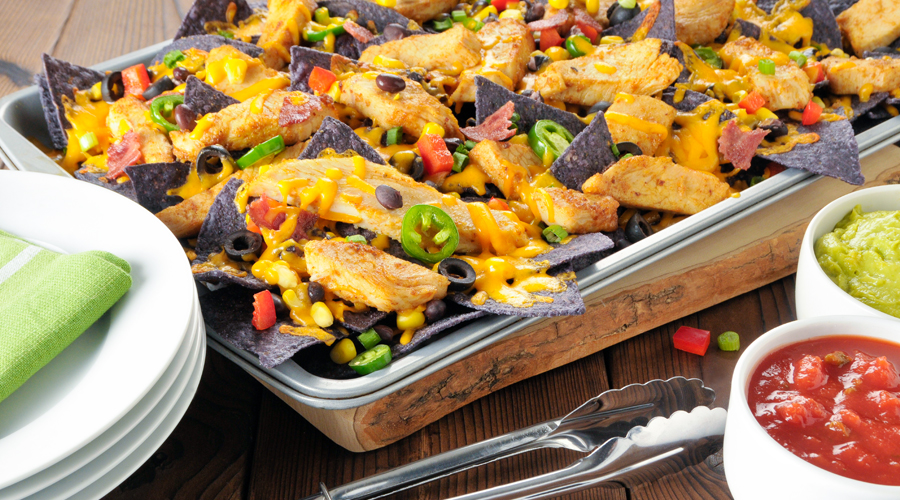 Loaded Chicken Nachos