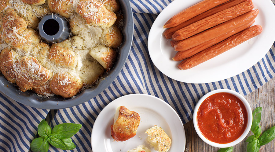 Brioches au pepperoni et au fromage