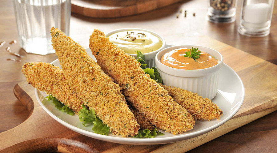 Super Crunch Baked Turkey Strips