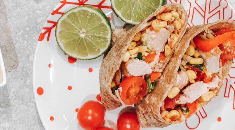 Loaded Turkey Burrito