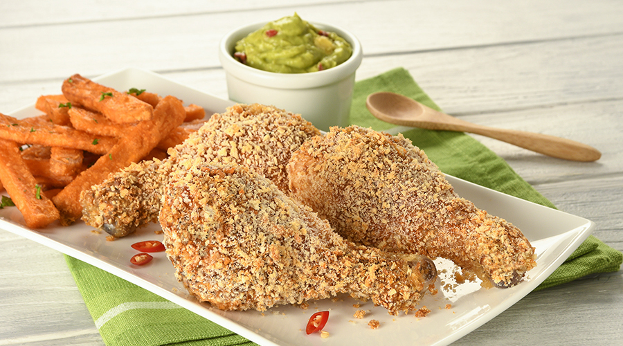 Smokey Paprika & Panko Crusted Drumsticks