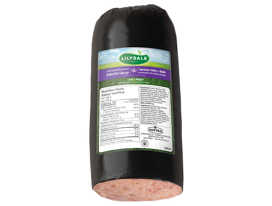 Saucisson de dinde à la bière